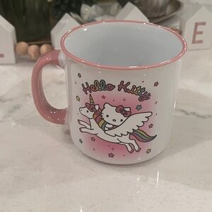 Oversized Hello Kitty pink Unicorn Mug